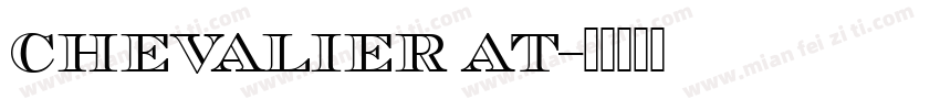 chevalier at字体转换